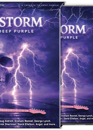 the album cover for Various Artists - Purple Storm - A Tribute to Deep Purple