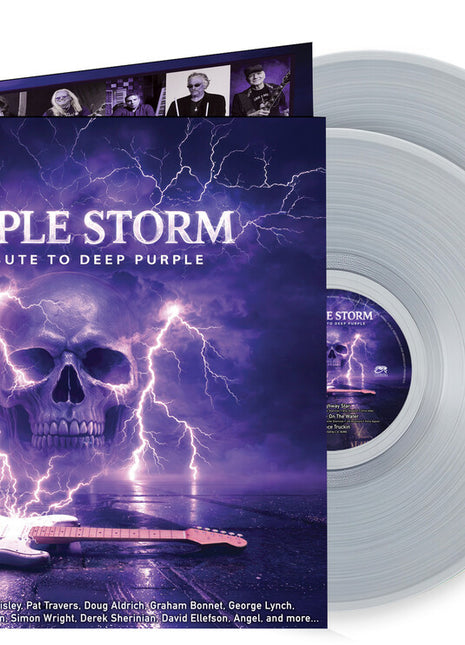 the album cover for Various Artists - Purple Storm - A Tribute to Deep Purple [Clear]