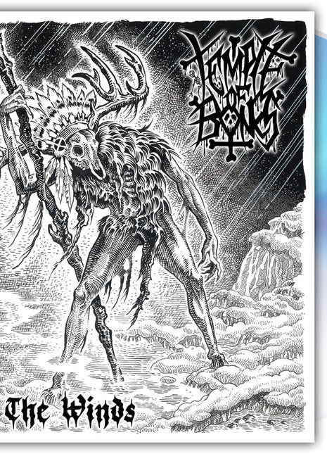 the album cover for Temple of Bones - Walk the Winds