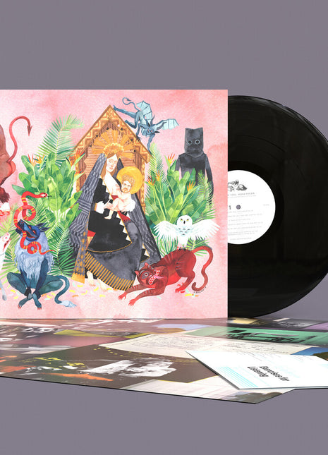 the album cover for Father John Misty - I Love You/honeybear