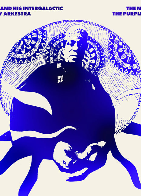 the album cover for Sun Ra & His Intergalactic Infinity Arkestra - Night Of The Purple Moon