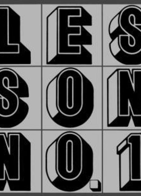 the album cover for Glenn Branca - Lesson No. 1 [Clear Vinyl] [Limited Edition]
