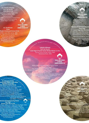 the album cover for Vega Records 5 Pack Unreleased Vii / Various - Vega Records 5 Pack Unreleased Vii / Various