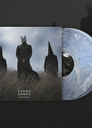 the album cover for Terra Tenebrosa - Purging (Blue) [Colored Vinyl] [Download Included] (Mrb)