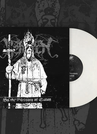 the album cover for Behexen - By The Blessing Of Satan [Colored Vinyl] (Wht)