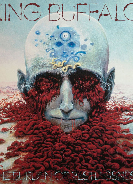 the album cover for King Buffalo - Burden Of Restlessness