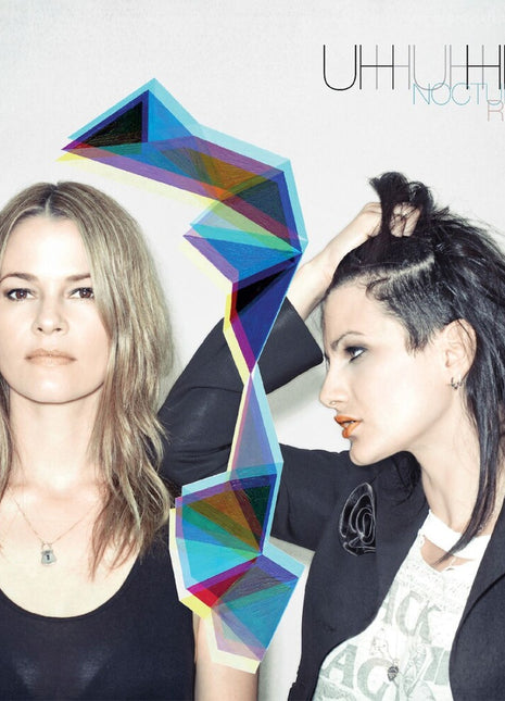 the album cover for Uh Huh Her - Nocturnes: Redux - Dark Wave Confetti [Colored Vinyl]