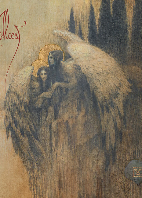 the album cover for Alcest - Live At Hellfest 2022 (Blk) [Colored Vinyl] (Gate) (Nat)