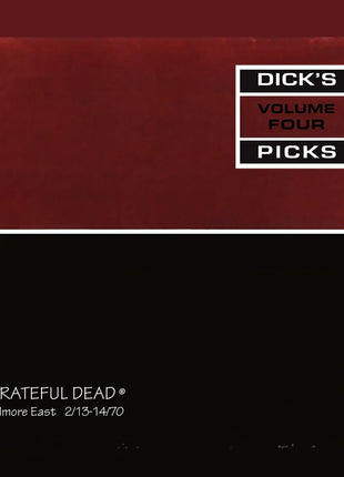 the album cover for Grateful Dead - Dick's Picks Vol. 4-Fillmore East 2/13-14/70 (Box)