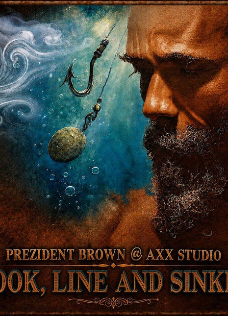 the album cover for Prezident Brown - Hook Line & Sinker