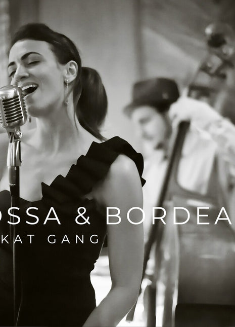 the album cover for Kat Gang - Bossa & Bordeaux