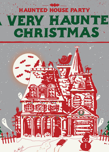 the album cover for Haunted House Party - Very Haunted Christmas