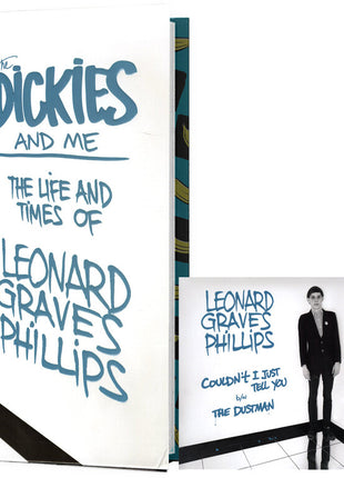 the album cover for Leonard Graves Phillips - The Dickies and Me [with clear 7 inch vinyl]