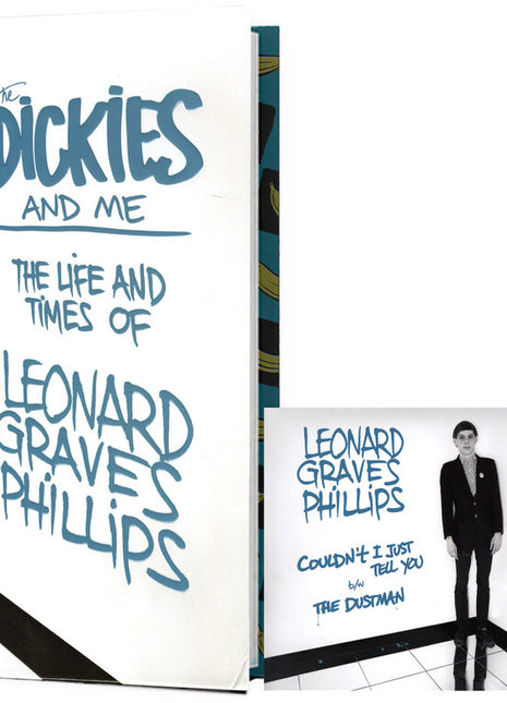 the album cover for Leonard Graves Phillips - The Dickies and Me [with clear 7 inch vinyl]
