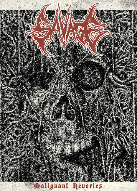 the album cover for Savage - Malignant Reveries
