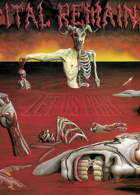 the album cover for Vital Remains - Let Us Pray
