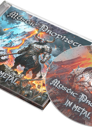 the album cover for Mystic Prophecy - In Metal