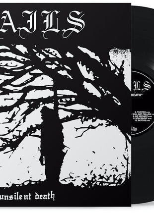 the album cover for Nails - Unsilent Death