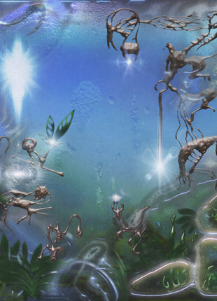 the album cover for Pairi Daeza - Phosphene Island