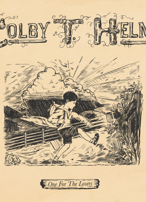 the album cover for Colby Helms  T. - One For The Losers