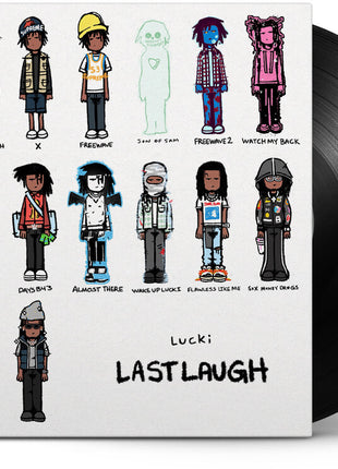 the album cover for Lucki - Last Laugh Archive Tape