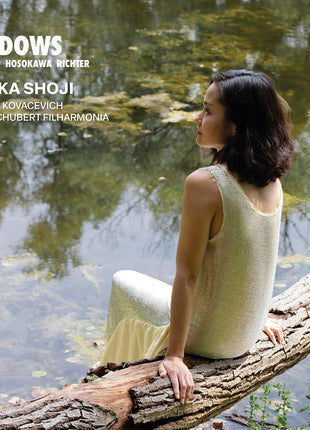 the album cover for Sayaka Shoji - Takemitsu Hosokawa & Richter: Shadows