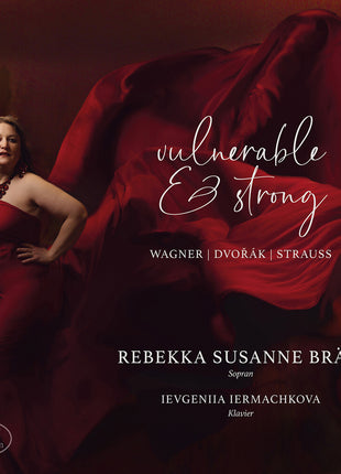 the album cover for Rebekka Bram  Susanne - Vulnerable & Strong