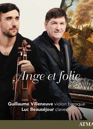 the album cover for Guillaume Villeneuve - Ange Et Folie