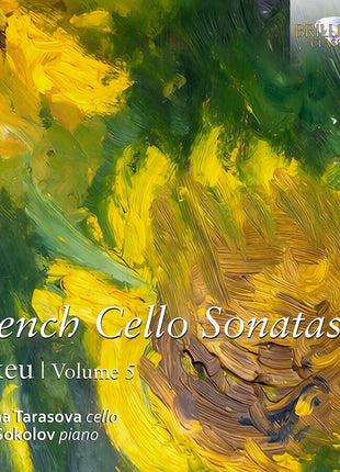 the album cover for Marina Tarasova - Lekeu: French Vc Sons Vol. 5