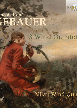the album cover for Milan Wind Quintet - Gebauer: Three Wind Qnts
