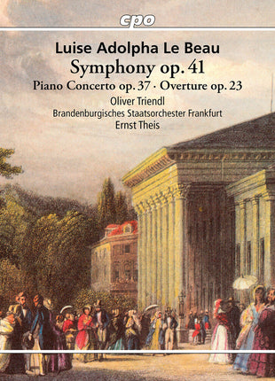 the album cover for Oliver Triendl - Symphony Op. 41 Pno Con Op. 37 Overture Op. 23