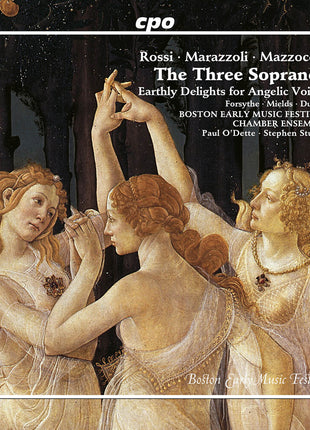 the album cover for Dorothee Mields - Three Sopranos - Earthly Delights For Angelic