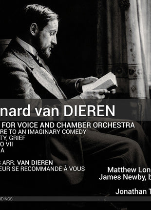 the album cover for Matthew Long - Bernard Van Dieren: Works For Voice & Chamber Orch