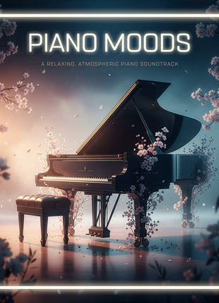 the album cover for Piano Moods Vol. 1 / Various (Blue) (Colv) (Ltd) - Piano Moods Vol. 1 / Various (Blue) [Colored Vinyl] [Limited Edition]