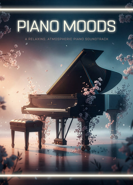 the album cover for Piano Moods Vol. 1 / Various (Blue) (Colv) (Ltd) - Piano Moods Vol. 1 / Various (Blue) [Colored Vinyl] [Limited Edition]