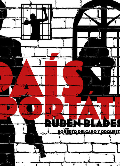 the album cover for Ruben Blades - Pais Portatil [Colored Vinyl] (Gate) [Limited Edition] (Red)