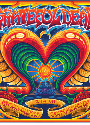the album cover for Grateful Dead - Carousel Ballroom San Francisco Ca 2/14/68 (Live)
