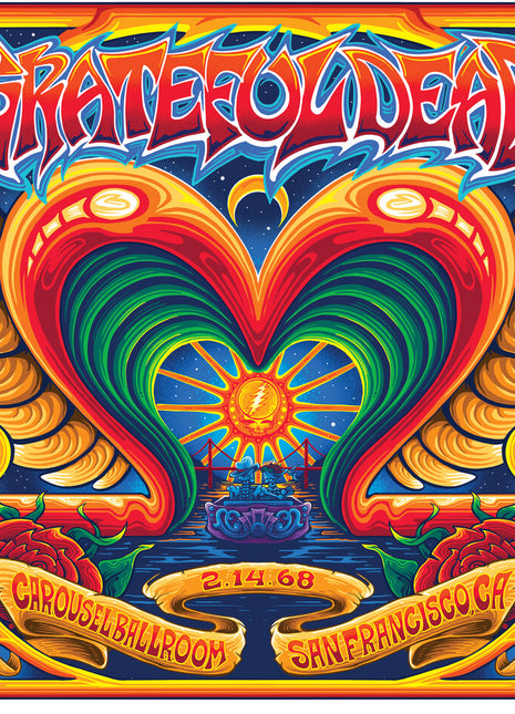the album cover for Grateful Dead - Carousel Ballroom San Francisco Ca 2/14/68 (Live)