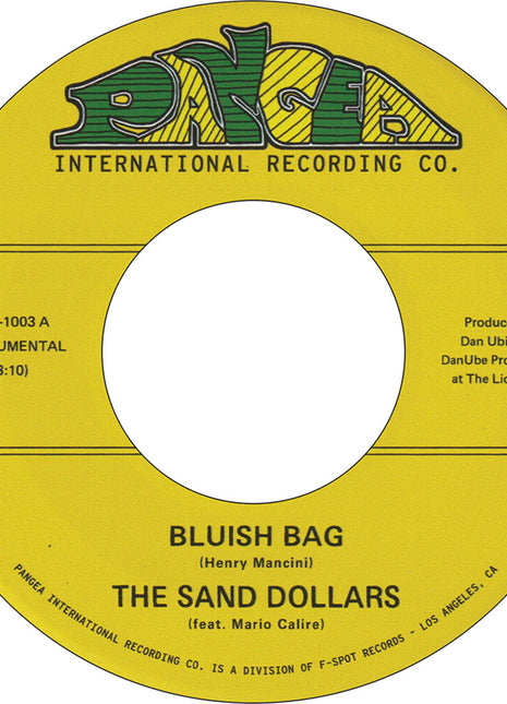 the album cover for The Sand Dollars - Bluish Bag b/w Moon Goddess