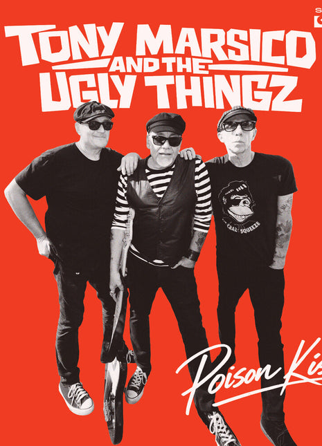 the album cover for Tony Marsico  & Ugly Things - Poison Kiss