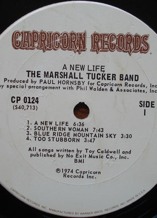The Marshall Tucker Band : A New Life (LP, Album,  Pi)