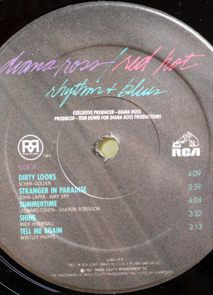 Diana Ross : Red Hot Rhythm + Blues (LP, Album)