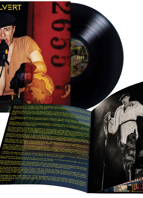 the album cover for Robert Calvert - Hype [Black]