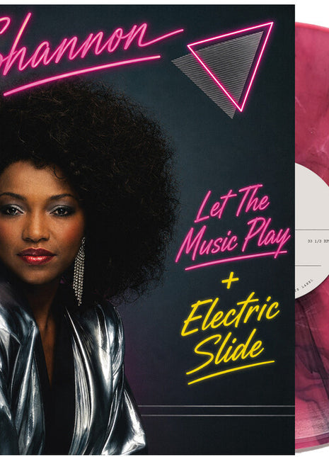 the album cover for Shannon - LET THE MUSIC PLAY - [Pink]