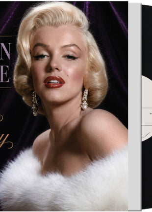 the album cover for Marilyn Monroe - Happy Birthday, Mr. President [Black Etched]