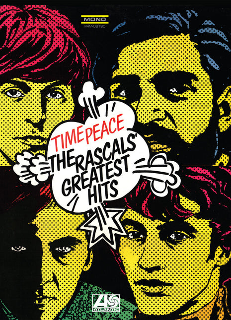 the album cover for Rascals - Time Peace: Greatest Hits [Clear Vinyl] [Limited Edition] (Red)