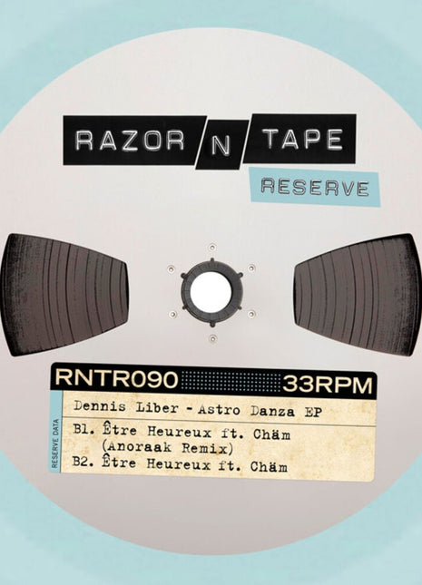 the album cover for Dennis Liber - Astro Danza (Blue) [Colored Vinyl]