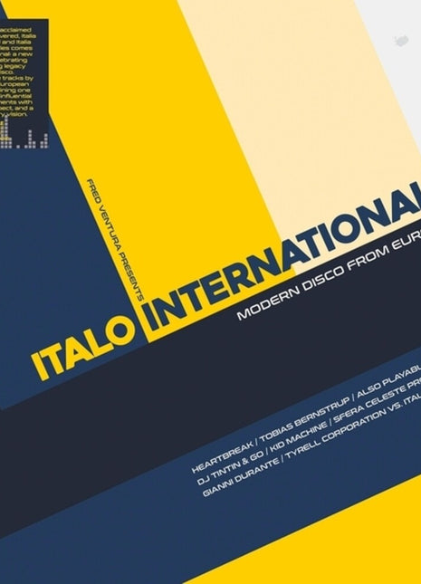 the album cover for Various Artists - Fred Ventura Presents Italo International - Modern Disco From Europe