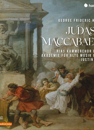 the album cover for Akademie Fur Alte Musik Berlin - Handel: Judas Maccabaeus