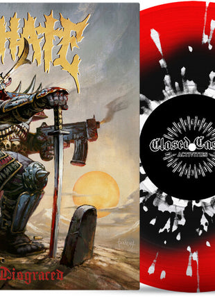 the album cover for God's Hate - Won't Be Disgraced (Blk) [Colored Vinyl] (Red) (Wht) (Spla)